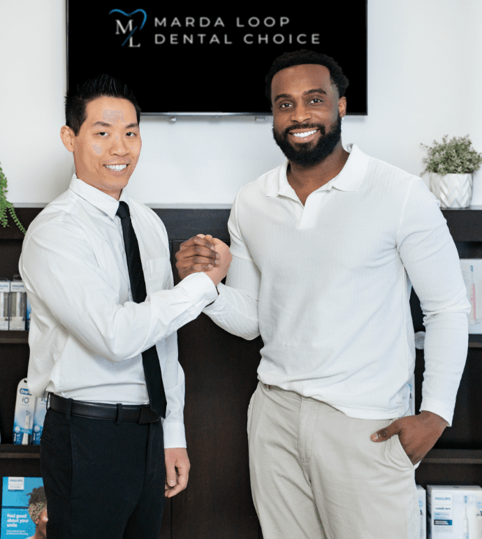 Dental Choice partners shaking hands