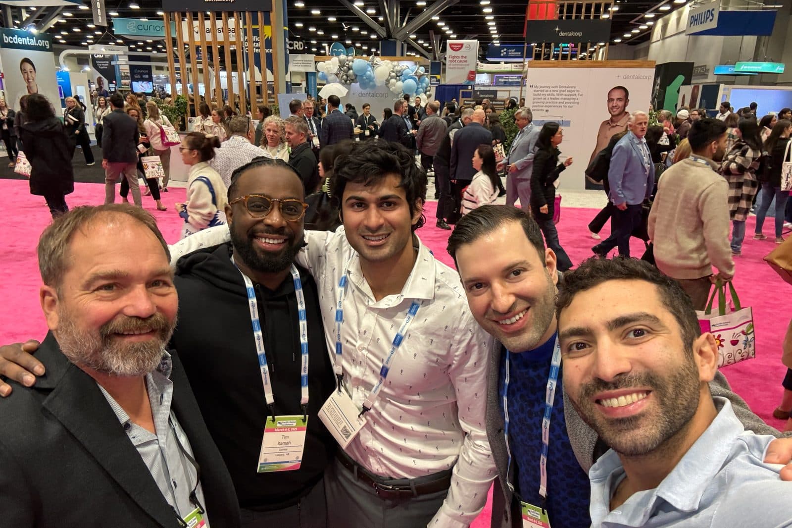 Dental Choice colleagues at a dental conference