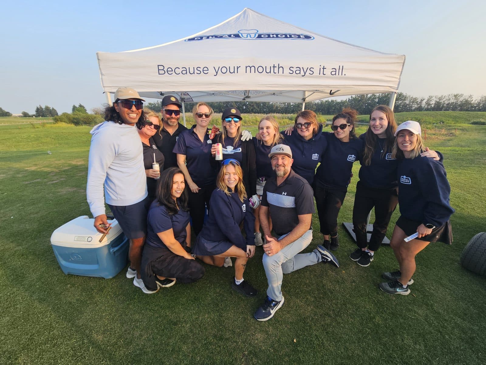 Dental Choice team at a golf tournament