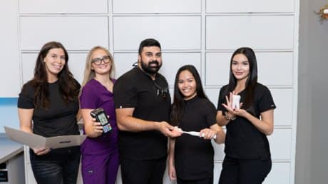 Dental Choice clinic team together