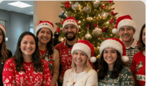 Dental Choice team celebrating together